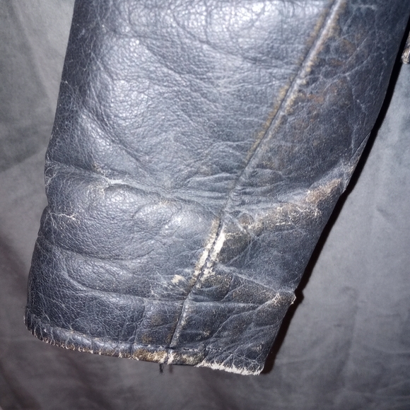 Vintage Wilson's Leather Motorcycle Jacket Size Medium - Picture 5 of 10